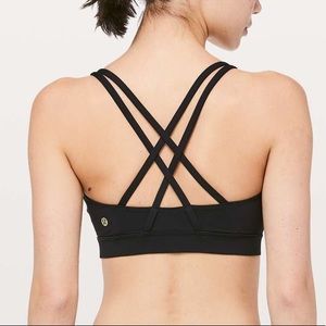 Lululemon energy bra, black size 6